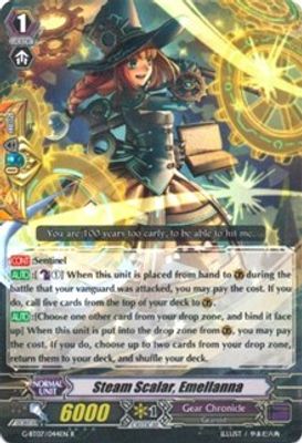 Steam Scalar, Emellanna