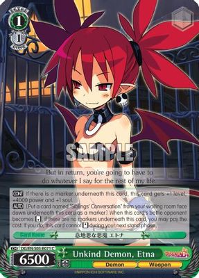 Unkind Demon, Etna