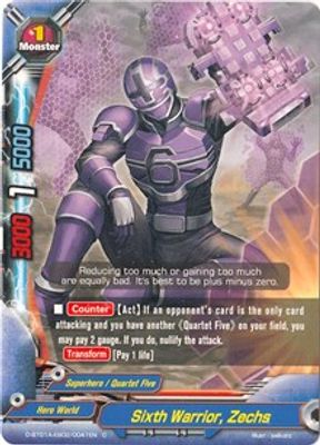 Sixth Warrior, Zechs