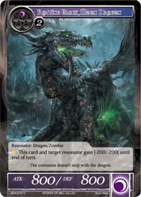 Rotting Black Moon Dragon