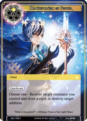 Manifestation of Power