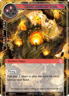 Flame Dragon of Altea (Textured Foil)