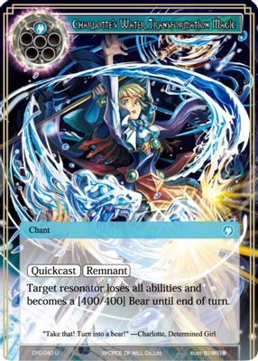 Charlotte's Water Transformation Magic