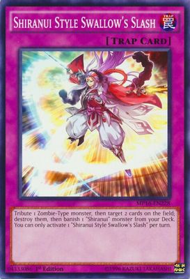 Shiranui Style Swallow's Slash