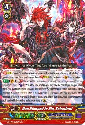 One Steeped in Sin, Scharhrot