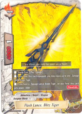 Flash Lance, Blitz Tiger