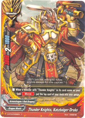 Thunder Knights, Katzbalger Drake