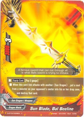 Sun Blade, Bal Beeline