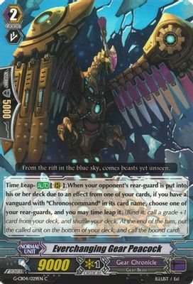 Everchanging Gear Peacock