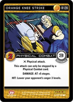Orange Knee Strike