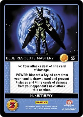 Blue Resolute Mastery (Rainbow Parallel Foil)