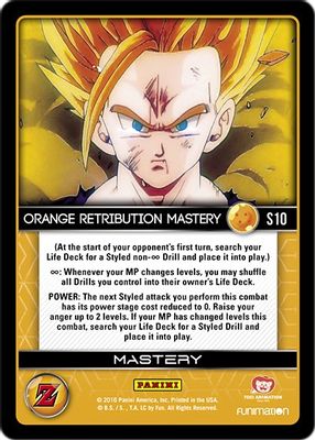 Orange Retribution Mastery (Rainbow Parallel Foil)