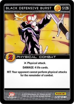 Black Defensive Burst