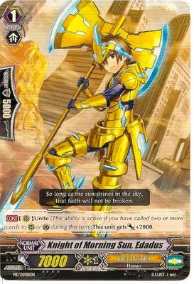 Knight of Morning Sun, Edadus