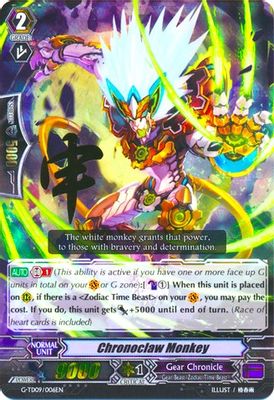 Chronoclaw Monkey (RRR Foil)
