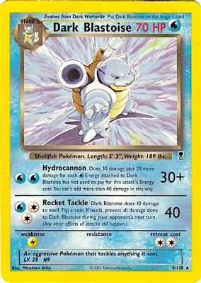Dark Blastoise - 4/110 (WotC Legendary Collection)