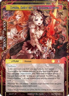 Lumia, the Fated Rebirth // Lumia, Saint of the Crimson Lotus
