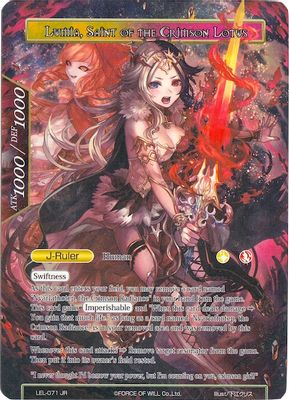 Lumia, the Fated Rebirth // Lumia, Saint of the Crimson Lotus (Full Art)