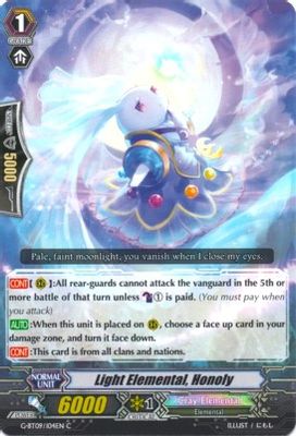 Light Elemental, Honoly