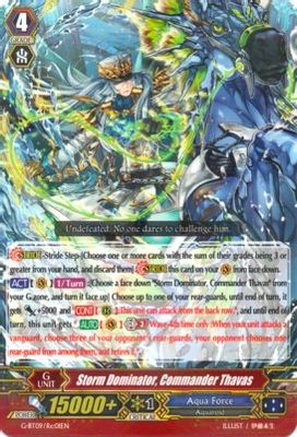 Storm Dominator, Commander Thavas