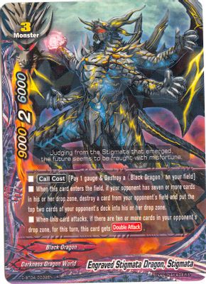 Engraved Stigmata Dragon, Stigmata