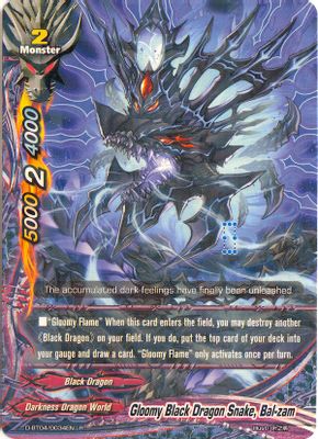 Gloomy Black Dragon Snake, Bal-zam