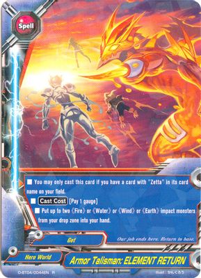 Armor Talisman: ELEMENT RETURN