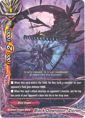 Black Downpour, Zicron