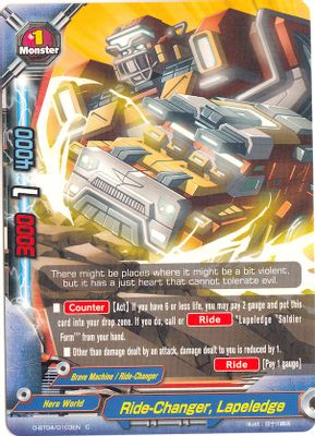 Ride-Changer, Lapeledge