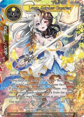 Lumia, Saint of Creation