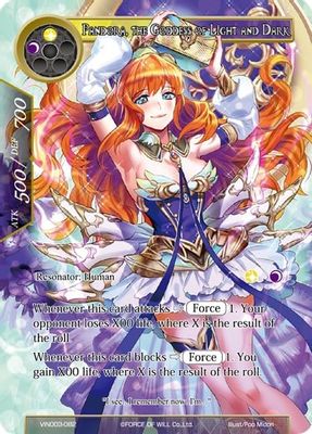 Pandora, the Goddess of Light and Dark