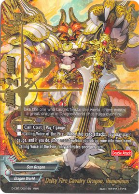 Deity Fire Cavalry Dragon, Romedious