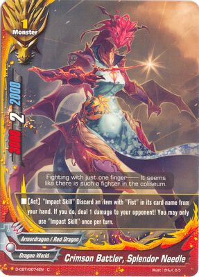 Crimson Battler, Splendor Needle