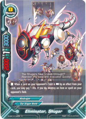 Eliminator, Shugar