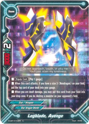 Legblade, Avenge