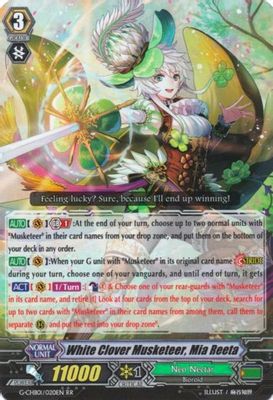 White Clover Musketeer, Mia Reeta