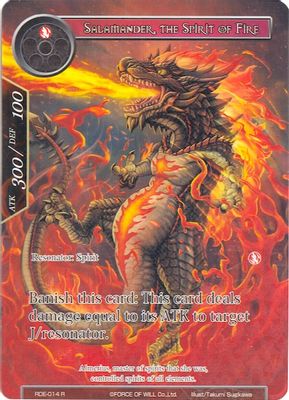 Salamander, the Spirit of Fire (Full Art)