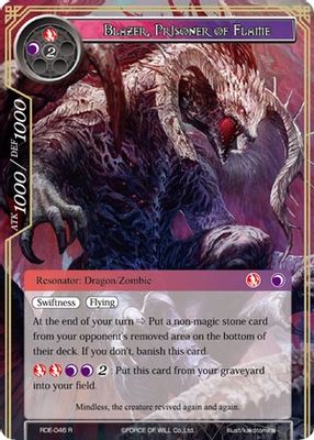 Blazer, Prisoner of Flame