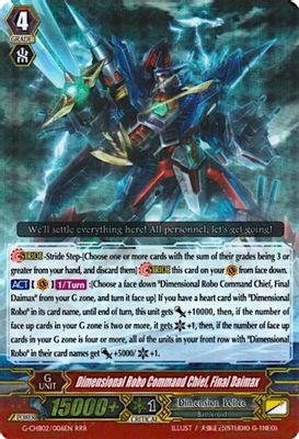 Dimensional Robo Command Chief, Final Daimax