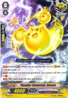 Thunder Elemental, Gororo - PR/0269EN