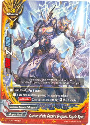 Captain of the Cavalry Dragons, Kegale Byde