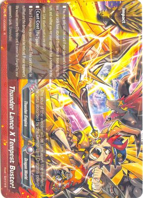 Thunder Lance X Tempest Buster!