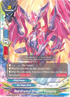Red Crystal Dragon, Campary