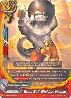 Steel Ball Wielder, Holgan