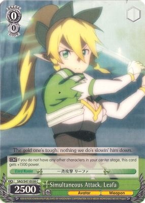 Simultaneous Attack, Leafa