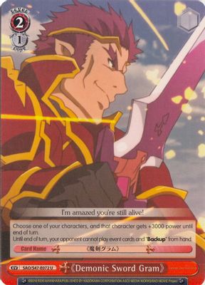 Demonic Sword Gram