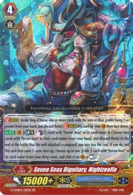 Seven Seas Dignitary, Nightzeolla