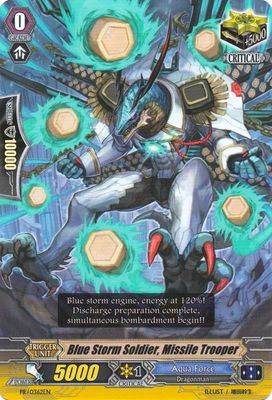 Blue Storm Soldier, Missile Trooper