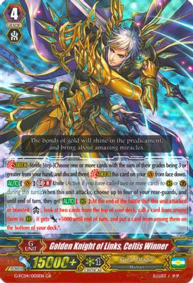 Golden Knight of Links, Celtis Winner