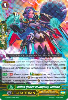 Witch Queen of Iniquity, Jeliddo